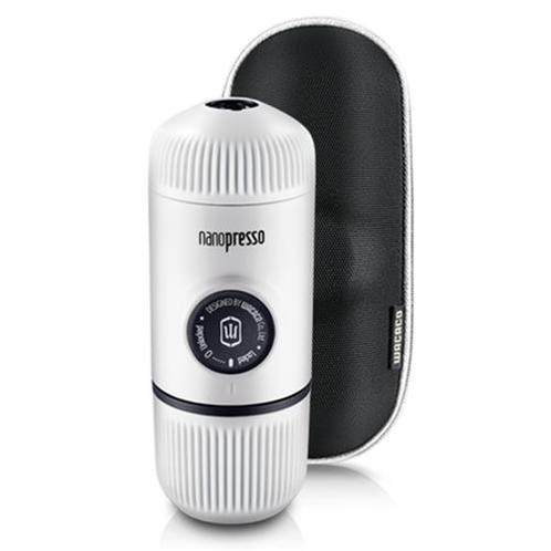 Wacaco Nanopresso Chill White portable espressomachine, Witgoed en Apparatuur, Koffiezetapparaten, 1 kopje, Nieuw, Koffiebonen