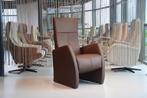 Gealux Relaxfauteuil GLX007-50 Vast Eektrisch Leer Bruin, Huis en Inrichting, Fauteuils, Ophalen of Verzenden, Nieuw, Leer