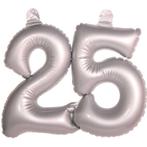 Opblaascijfer 25 Zilver, Ophalen of Verzenden, Nieuw