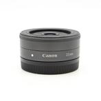 Canon 22mm F2 STM EOS-M Mount Objectief Zwart (Occasion), Audio, Tv en Foto, Fotografie | Lenzen en Objectieven, Ophalen of Verzenden