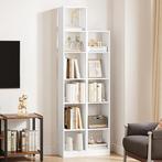 Witte Boekenkast –Kubus Plank met 4 Niveaus en Verstelbare L, Huis en Inrichting, Verzenden, Nieuw