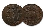 Duit Zeeland uit 1754, Postzegels en Munten, Munten en Bankbiljetten | Verzamelingen, Verzenden