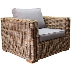 Serva lounge tuinstoel naturel rotan southend, Tuin en Terras, Tuinstoelen, Nieuw, Ophalen of Verzenden