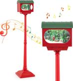 Kerstversiering - Kerstverlichting - Kerstlantaarn - Rood -, Diversen, Kerst, Verzenden, Zo goed als nieuw