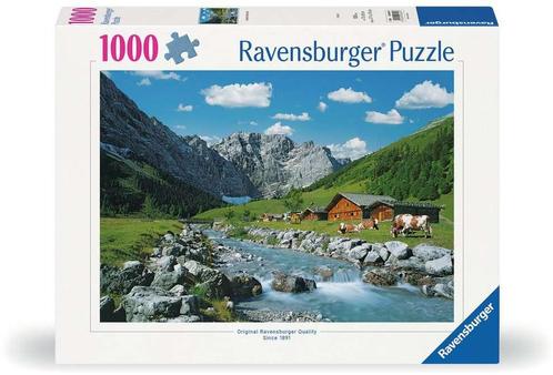 Karwendelgebergte, Oostenrijk Puzzel (1000 stukjes) |, Hobby en Vrije tijd, Denksport en Puzzels, Nieuw, Verzenden