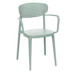 Stoel | COMO | Kunststof | Mint Green | In-/Outdoor |, Verzenden, Nieuw in verpakking