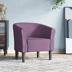 vidaXL Kuipstoel stof paars, Huis en Inrichting, Fauteuils, Verzenden, Nieuw