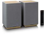 Lenco SPB-241WDGY - HiFi Speaker - Bluetooth 5.3 - 80W -, Audio, Tv en Foto, Luidsprekers, Verzenden, Nieuw