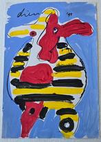 Peter Diem (1945) - Cow in Field, Antiek en Kunst, Kunst | Schilderijen | Modern