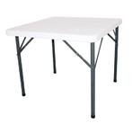 Opklapbare Partytafel Wit | 86 x 86 cm, Verzenden, Nieuw in verpakking