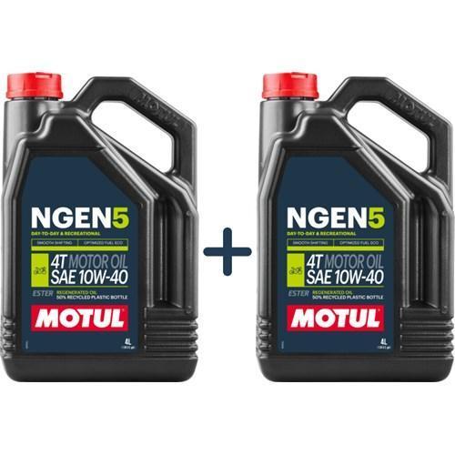 Motul Aanbieding: 2 X Motul Ngen 5 10W40 4T 4L, Computers en Software, Laptop-opladers, Verzenden