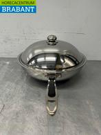 RVS Universele inductie wokpan wok met deksel 36 cm Horeca, Ophalen of Verzenden, Nieuw in verpakking