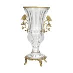 Vaas - Brons, Kristal - Luxury crystal vase, Antiek en Kunst