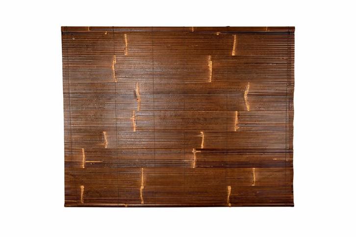 Rolgordijn bamboe zwart 200 x 200 cm, Tuin en Terras, Schuttingen, Verzenden