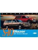 1997 CHEVROLET S-10 BLAZER INSTRUCTIEBOEKJE ENGELS, Auto diversen