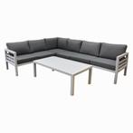 Fabri hoek loungeset 5 delig aluminium wit, Tuin en Terras, Tuinsets en Loungesets, Ophalen of Verzenden, Nieuw, Aluminium