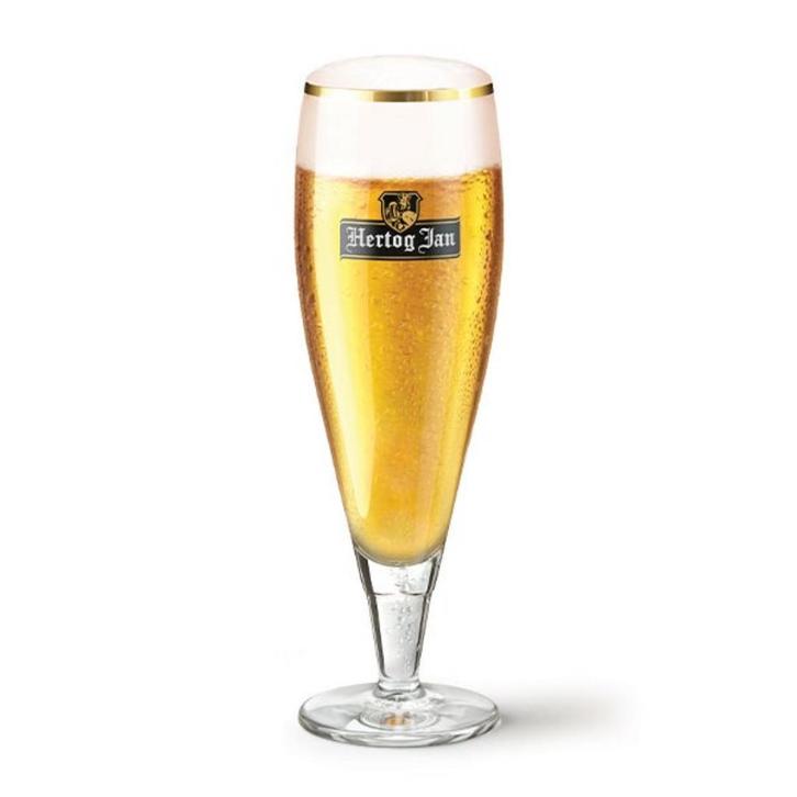 Hertog Jan voetglas - 25cl, Huis en Inrichting, Keuken | Servies