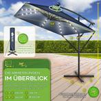 Zweefparasol - Tuinparasol - Parasol - Met voet - 235x235 cm, Verzenden, Zo goed als nieuw