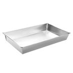 Blacha rechthoekige cake bakvorm 40 x 25 x 6 cm zilver, Ophalen of Verzenden, Nieuw