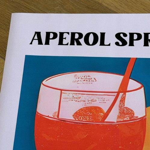Luigi & Silvio Barbieri - Aperol Spritz Poster, Antiek en Kunst, Kunst | Tekeningen en Foto's