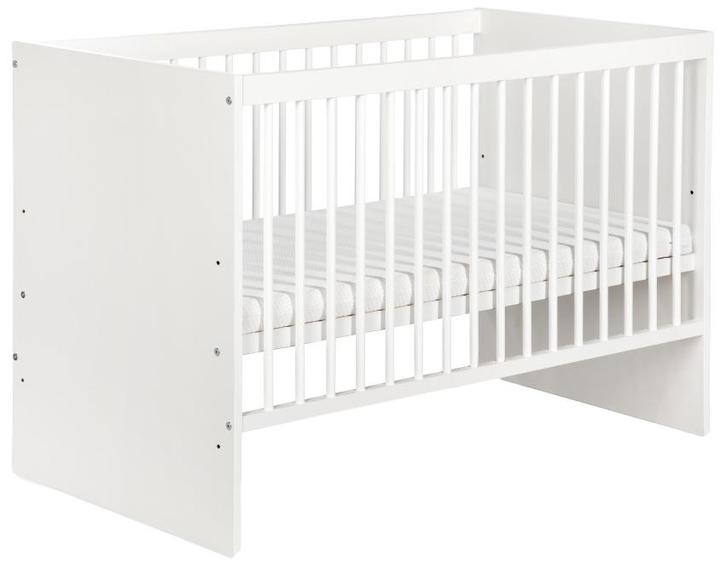 Ledikant Demi Wit 60 x 120 cm, Kinderen en Baby's, Kinderkamer | Complete kinderkamers, Nieuw, Verzenden