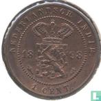 Nederlands-Indië 1 cent 1898, Postzegels en Munten, Verzenden, Losse munt