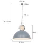 Mexlite hanglamp Gearwood 3000GR Sale, Ophalen, Overige materialen, Nieuw, Landelijk