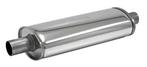 RVS uitlaat demper ovaal 420mm 44,5mm-1.75inch, Auto-onderdelen, Uitlaatsystemen, Verzenden, Nieuw