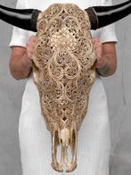 Geen minimumprijs - authentiek groot bruin handgesneden