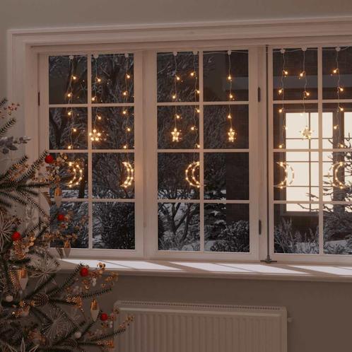 vidaXL Lichtslinger ster en maan afstandsbediening 345 LEDs, Diversen, Kerst, Nieuw, Verzenden