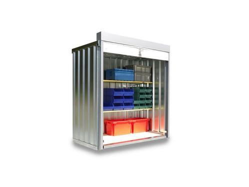 Opslagruimte met een rolluik, opbergkast, opberg container!, Doe-het-zelf en Verbouw, Containers