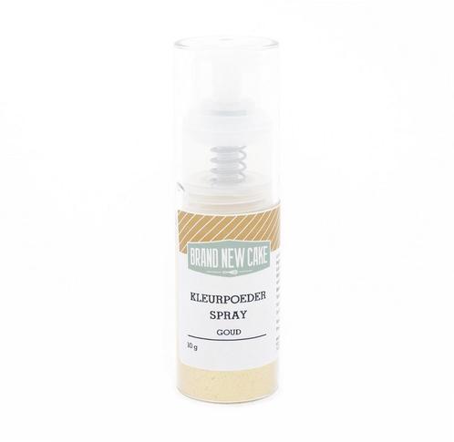 BrandNewCake Kleurpoeder Spray Goud 10g, Hobby en Vrije tijd, Taarten en Cupcakes maken, Nieuw, Verzenden