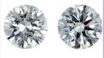 2 pcs Diamanten - 2.06 ct - Rond - D (kleurloos) - IF