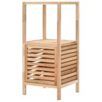 vidaXL Badkamerkast 39,5x35,5x86 cm massief walnotenhout, Verzenden, Nieuw