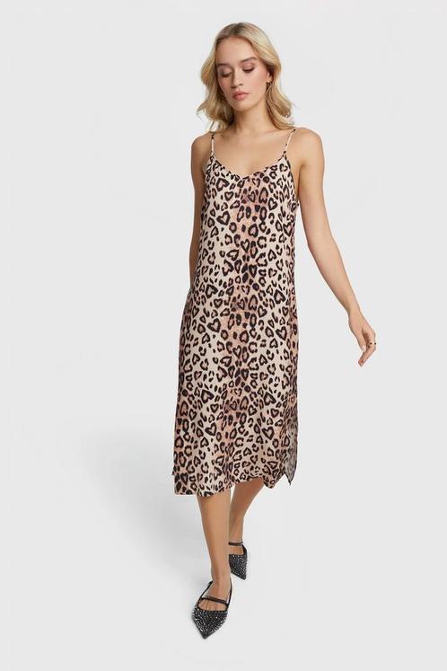 -35% Alix The Label  Alix The Label 2407375701 twill leopard, Kleding | Dames, Jurken, Nieuw, Verzenden