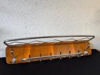 Kapstok - Elegante Vintage Houten Art Deco Kapstok met, Antiek en Kunst, Curiosa en Brocante
