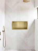 Inbouwnis Salo 30 x 60 x 10 cm geborsteld messing / goud, Ophalen of Verzenden, Nieuw, Overige typen