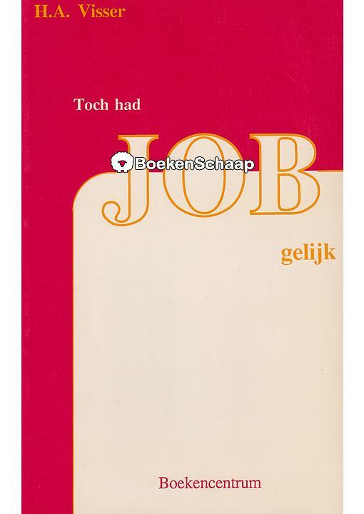 Toch had Job gelijk H.A. Visser, Boeken, Godsdienst en Theologie, Gelezen, Verzenden