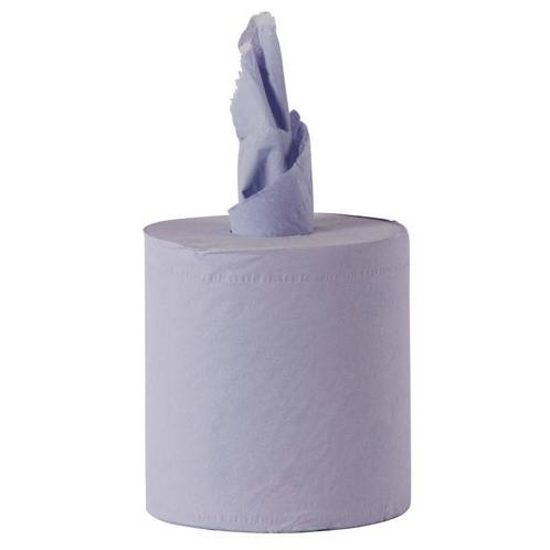 Navulling centerfeed poetspapier - Tork - blauw - 6 rollen, Zakelijke goederen, Horeca | Keukenapparatuur, Nieuw in verpakking