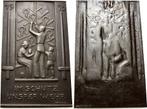 Einseitige Eisenguss-neujahrsplakette 1935 Eisenguss Lauc..., Verzenden