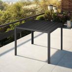 Aluminium tuintafel Maren met in hoogte verstelbare poten 90, Tuin en Terras, Tuinsets en Loungesets, Verzenden, Nieuw