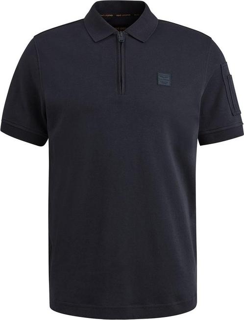 PME Legend Half-Zip Poloshirt Interlock Navy maat M Heren, Kleding | Heren, Polo's, Blauw, Nieuw, Maat 48/50 (M), Verzenden
