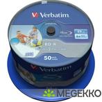 Verbatim BD-R Blu-Ray 25GB 6x 50st. Cakebox Printable, Verzenden, Nieuw in verpakking