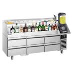 GGM Gastro | Cocktail Bar Station - 1600mm - 235 liter - 6 |, Verzenden, Nieuw in verpakking