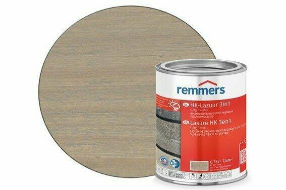Remmers HK-lazuur | Grey Protect Zilvergrijs, Doe-het-zelf en Verbouw, Verf, Beits en Lak, Verzenden