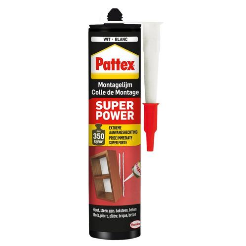 Pattex Krachtige montagekit - watergedragen - hoge eindst..., Doe-het-zelf en Verbouw, IJzerwaren en Bevestigingsmiddelen, Nieuw