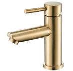 SALE - Narva laag - Goud - Wastafelkraan -, Doe-het-zelf en Verbouw, Sanitair, Ophalen of Verzenden, Nieuw