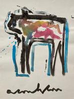 Anton Heyboer (1924-2005) - Anton Heyboer zijn Duitse dog,, Antiek en Kunst, Kunst | Schilderijen | Modern