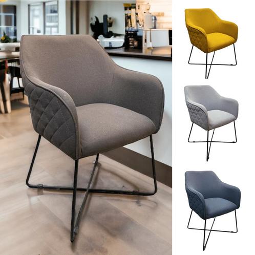 Eetkamerstoel Luca |  | Geweven stof, Huis en Inrichting, Stoelen, Nieuw, Ophalen