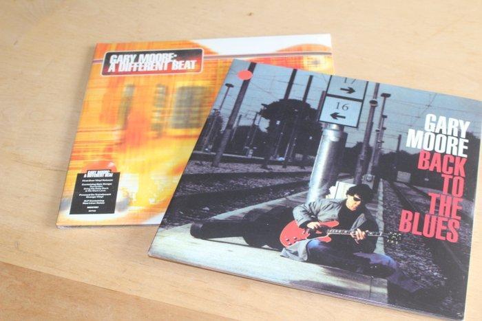 Gary Moore - A Different Beat 2LP + Back To The Blues 2LP -, Cd's en Dvd's, Vinyl Singles